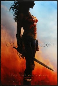 2w989 WONDER WOMAN teaser DS 1sh 2017 sexiest Gal Gadot in title role/Diana Prince, profile image!