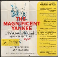2x063 MAGNIFICENT YANKEE 6sh 1951 Louis Calhern as Oliver Wendell Holmes, directed by John Sturges!