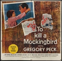 2x101 TO KILL A MOCKINGBIRD 6sh 1963 Gregory Peck classic, from Harper Lee's novel, ultra rare!