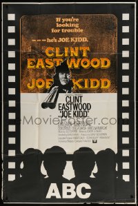 2x017 JOE KIDD English 40x60 1972 John Sturges, if you're looking for trouble, he's Clint Eastwood!