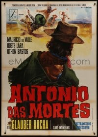 2x683 ANTONIO DAS MORTES Italian 1p 1969 great Rodolfo Gasparri western art, very rare!