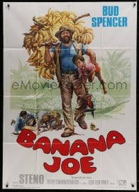 2x688 BANANA JOE Italian 1p 1982 Bud Spencer in Italian/German slapstick comedy, Casaro art!