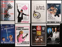 2y595 LOT OF 20 MOSTLY UNFOLDED BELGIAN POSTERS 1970s-1980s great images from a variety of movies!