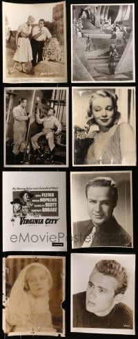 2y545 LOT OF 8 8X10 STILLS 1920s-1950s great scenes and portraits from a variety of movies!