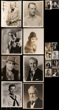 2y523 LOT OF 18 8X10 STILLS 1920s-1950s a variety of great star portraits & movie scenes!
