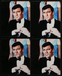 2y382 LOT OF 4 COLOR ON HER MAJESTY'S SECRET SERVICE 8X10 REPRO PHOTOS 2000s George Lazenby!