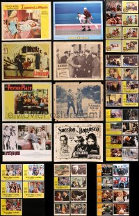 2y126 LOT OF 61 LOBBY CARDS 1960s-1990s incomplete sets from a variety of different movies!