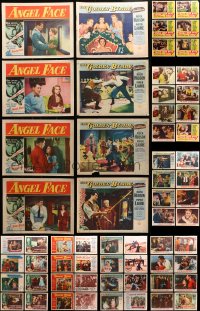 2y105 LOT OF 86 LOBBY CARDS 1950s incomplete sets from a variety of different movies!