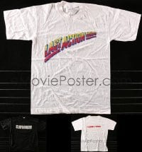 2y209 LOT OF 3 MOVIE PROMO T-SHIRTS 1990s Last Action Hero, Cliffhanger, Line of Fire, M & XL!