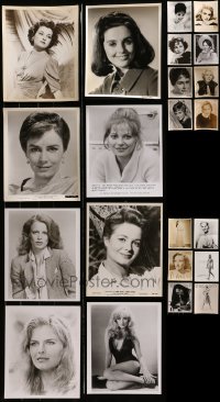 2y517 LOT OF 22 8X10 STILLS OF PRETTY WOMEN 1940s-1970s great portraits of beautiful ladies!