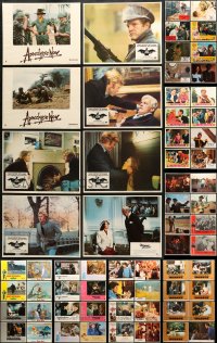 2y098 LOT OF 96 LOBBY CARDS 1960s-1980s incomplete sets from a variety of different movies!