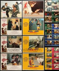 2y144 LOT OF 34 LOBBY CARDS 1970s-1980s incomplete sets from a variety of different movies!
