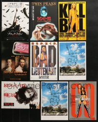 2y204 LOT OF 9 JAPANESE CHIRASHI POSTERS 1990s-2010s great images from a variety of movies!