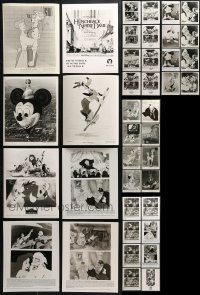 2y478 LOT OF 60 WALT DISNEY TV AND VIDEO CARTOON 8X10 STILLS 1960s-1990s great animation images!