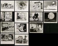 2y505 LOT OF 37 WALT DISNEY TV AND VIDEO ORIGINAL AND RE-RELEASE CARTOON 8X10 STILLS 1960s-1990s great animation images!