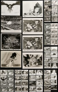 2y467 LOT OF 84 THEATRICAL AND TV CARTOON 8X10 STILLS 1960s-1990s a variety of animation images!