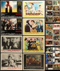 2y145 LOT OF 32 LOBBY CARDS 1940s-1970s great scenes from a variety of different movies!