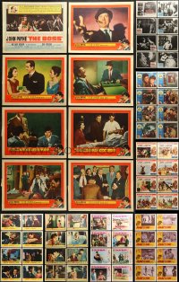 2y119 LOT OF 68 LOBBY CARDS 1950s-1960s complete sets from a variety of different movies!