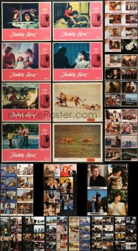 2y095 LOT OF 99 LOBBY CARDS 1970s-1990s incomplete sets from a variety of different movies!