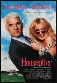 2y678 LOT OF 80 HOUSESITTER UNFOLDED 11X17 MINI POSTERS 1992 Steve Martin & Goldie Hawn!