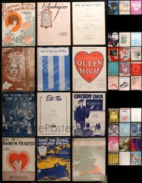 2y170 LOT OF 39 SHEET MUSIC 1910s-1940s a variety of different songs!