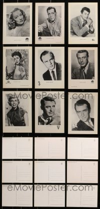 2y333 LOT OF 9 GERMAN PORTRAIT POSTCARDS 1990s great images of top Hollywood stars!