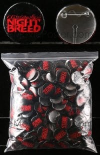 2y385 LOT OF 150 NIGHTBREED PIN-BACK BUTTONS 1990 Clive Barker mutant horror!