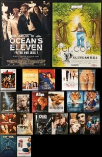 2y605 LOT OF 21 FORMERLY FOLDED SMALL FRENCH POSTERS 1980s-2010s great images from a variety of movies!