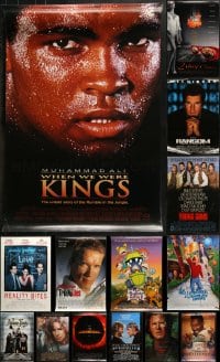 2y782 LOT OF 18 UNFOLDED DOUBLE-SIDED AND SINGLE-SIDED 27X40 ONE-SHEETS 1990s great movie images!