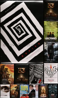 2y783 LOT OF 18 UNFOLDED DOUBLE-SIDED 27X40 ONE-SHEETS 2000s-2010s a variety of movie images!