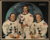 2z025 APOLLO 11 16x20 special poster 1969 Michael Collins, Neil Armstrong & Buzz Aldrin, Nasa moon landing!