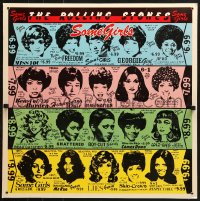 2z045 ROLLING STONES 24x24 English music poster 1978 Some Girls, great images of hair styles!