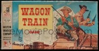 2z282 WAGON TRAIN board game 1960 make your way out West with Ward Bond & Robert Horton!
