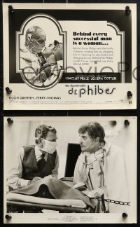 3a232 ABOMINABLE DR. PHIBES 13 8x10 stills 1971 Vincent Price, Joseph Cotten, Virginia North