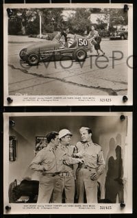 3a564 ARMY BOUND 6 8x10 stills 1952 Stanley Clements, king of the speedways, Karen Sharpe!