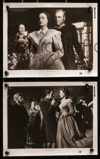3a660 DRAGONWYCK 5 8x10 stills 1946 Gene Tierney, Anne Revere, Walter Huston!