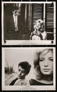3a299 ECLIPSE 11 8x10 stills 1963 Michelangelo Antonioni, great images of Alain Delon, Monica Vitti!