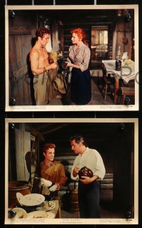 3a021 GUN GLORY 8 color 8x10 stills 1957 Stewart Granger & pretty Rhonda Fleming!