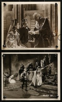 3a341 HAMLET 10 8x10 stills 1949 great images of Laurence Olivier in William Shakespeare classic!