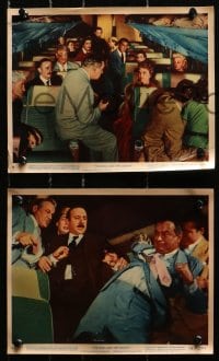 3a057 HIGH & THE MIGHTY 4 color 8x10 stills 1954 John Wayne & Claire Trevor, William Wellman airplane disaster!