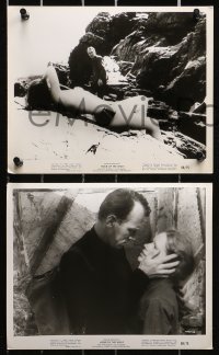 3a527 HOUR OF THE WOLF 7 8x10 stills 1968 Ingmar Bergman's Vargtimmen, Liv Ullmann, Max Von Sydow!