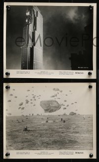 3a803 INVASION U.S.A. 3 8x10 stills R1956 New York topples, San Francisco in flames, cities destroyed!