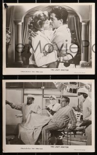 3a597 LADY DOCTOR 6 8x10 stills 1963 images of Vittorio De Sica, Toto & sexy Abbe Lane!