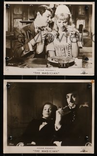 3a750 MAGICIAN 4 8x10 stills 1959 Ingmar Bergman's classic Ansiktet, Max Von Sydow & Ingrid Thulin