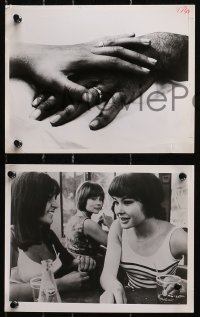 3a752 MARRIED WOMAN 4 8x10 stills 1965 Jean-Luc Godard, Une femme mariee, controversial sex triangle