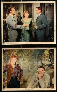 3a036 SHEEPMAN 7 color 8x10 stills 1958 cowboy Glenn Ford, Shirley MacLaine, Leslie Nielsen!