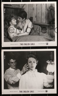3a496 TWO ENGLISH GIRLS 8 8x10 stills 1972 Francois Truffaut directed, Jean-Pierre Leaud!