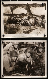 3a260 WALK IN THE SUN 13 from 7.25x9.25 to 8x10 stills 1945 great images of Dana Andrews, Sterling Holloway, WWII!