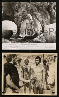 3a710 WHEN DINOSAURS RULED THE EARTH 5 from 7.25x9.5 to 8x10 stills 1971 Hammer, Victoria Vetri!