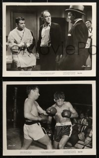 3a289 WORLD IN MY CORNER 12 8x10 stills 1956 boxer Audie Murphy in ring & w/ Jeff Morrow & more!